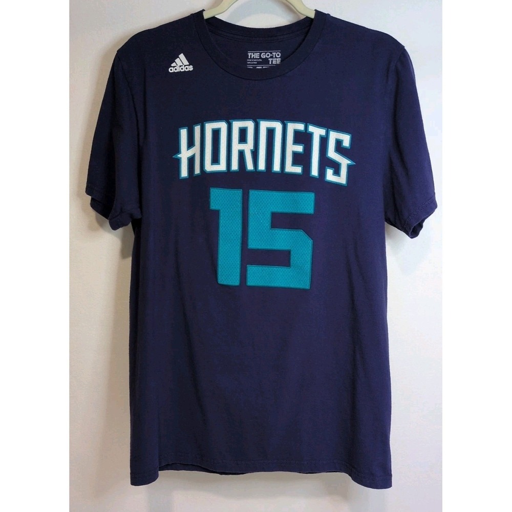 Kemba Walker Charlotte Hornets #15 Adidas Men's Jersey T-Shirt Sz Medium Purple
